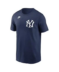 Nike Men's Babe Ruth Navy New York Yankees Cooperstown Collection Name and Number T-Shirt