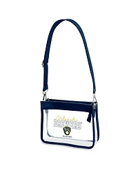 Wear by Erin Andrews Milwaukee Brewers Plastic Chain Mini Crossbody Bag