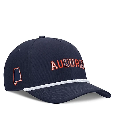 Nike Men's and Women's Navy Auburn Tigers 2026 Basketball Refresh 5-Panel Rope Rise Hat