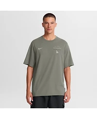 Nike Men's Olive Los Angeles Dodgers Dri-fit Primary T-Shirt