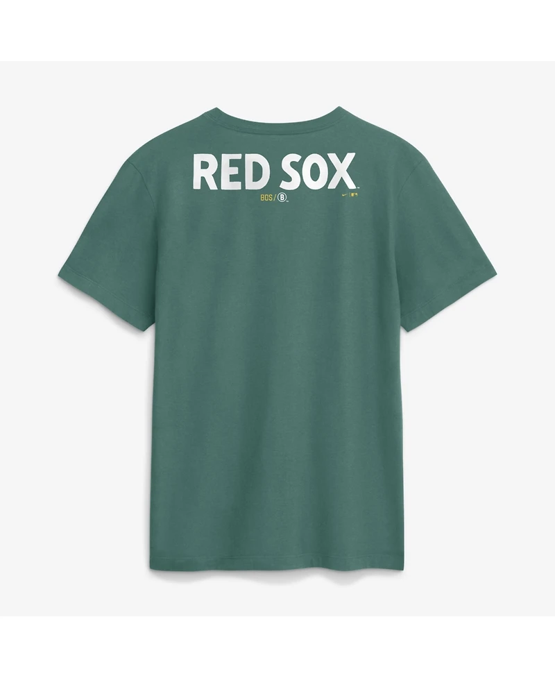 Nike Men's Green Boston Red Sox City Connect 2-Hit T-Shirt