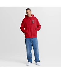 Nike Men's Red Cleveland Guardians Primetime Lockup Full-Zip Hoodie
