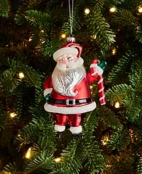Holiday Lane Christmas Cheer Santa Ornament, Macy's Exclusive
