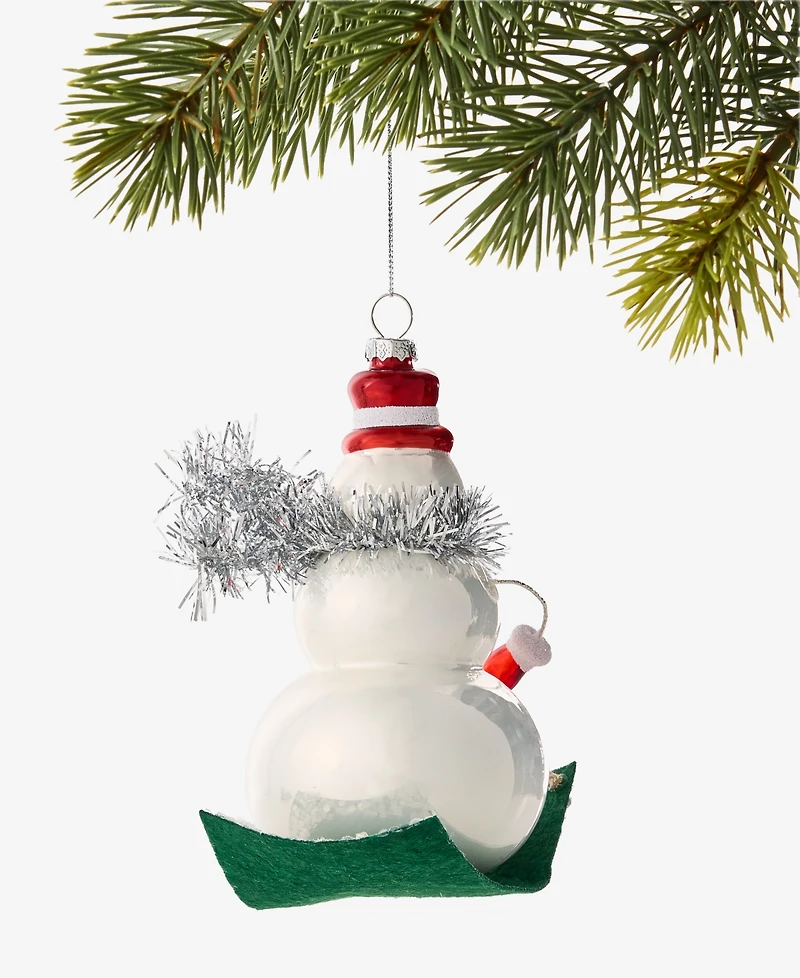 Holiday Lane Christmas Cheer Snowman Ornament, Macy's Exclusive