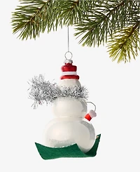 Holiday Lane Christmas Cheer Snowman Ornament, Macy's Exclusive