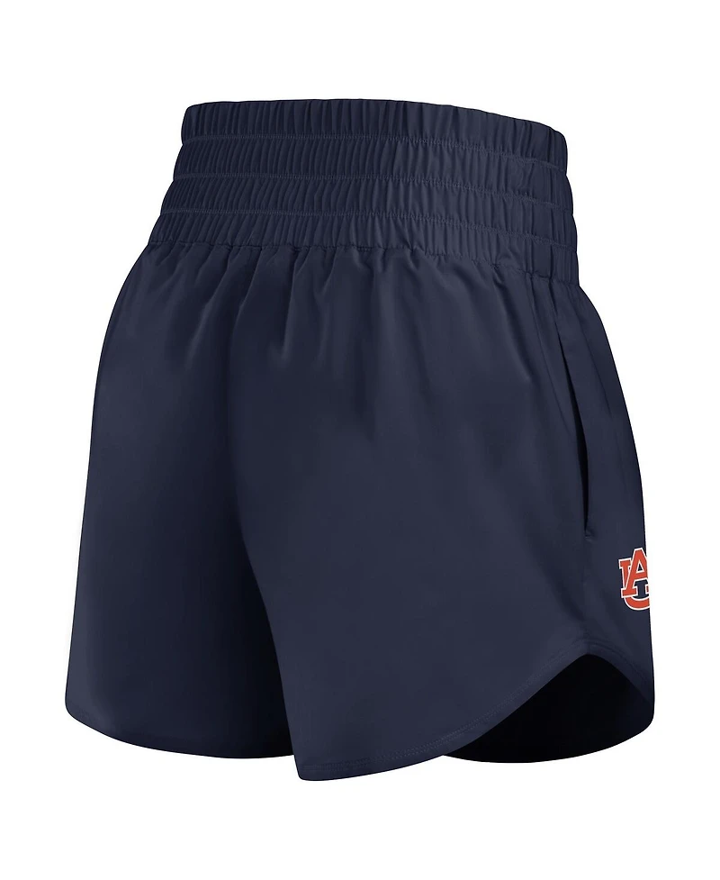 Nike Women's Navy Auburn Tigers Performance One Dri-fit High-Rise Shorts