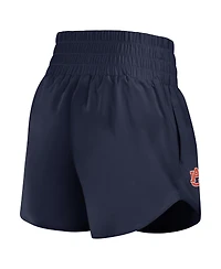Nike Women's Navy Auburn Tigers Performance One Dri-fit High-Rise Shorts