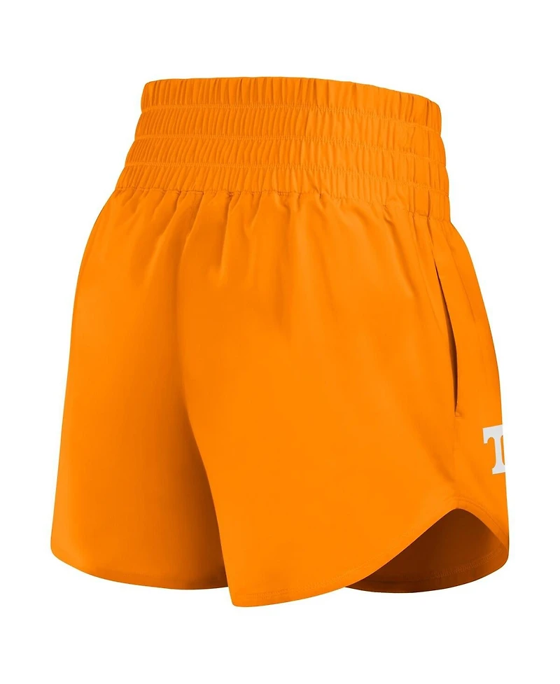 Nike Women's Orange Tennessee Volunteers Performance One Dri-fit High-Rise Shorts