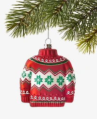 Holiday Lane Christmas Cheer Sweater Ornament, Macy's Exclusive