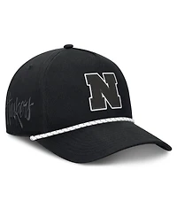 Fanatics Men's Black Nebraska Huskers Undertone Rope Adjustable Hat