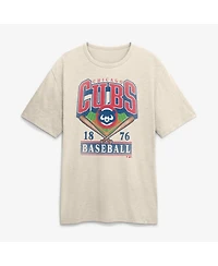 Fanatics Men's Tan Chicago Cubs Stadium Slub T-Shirt