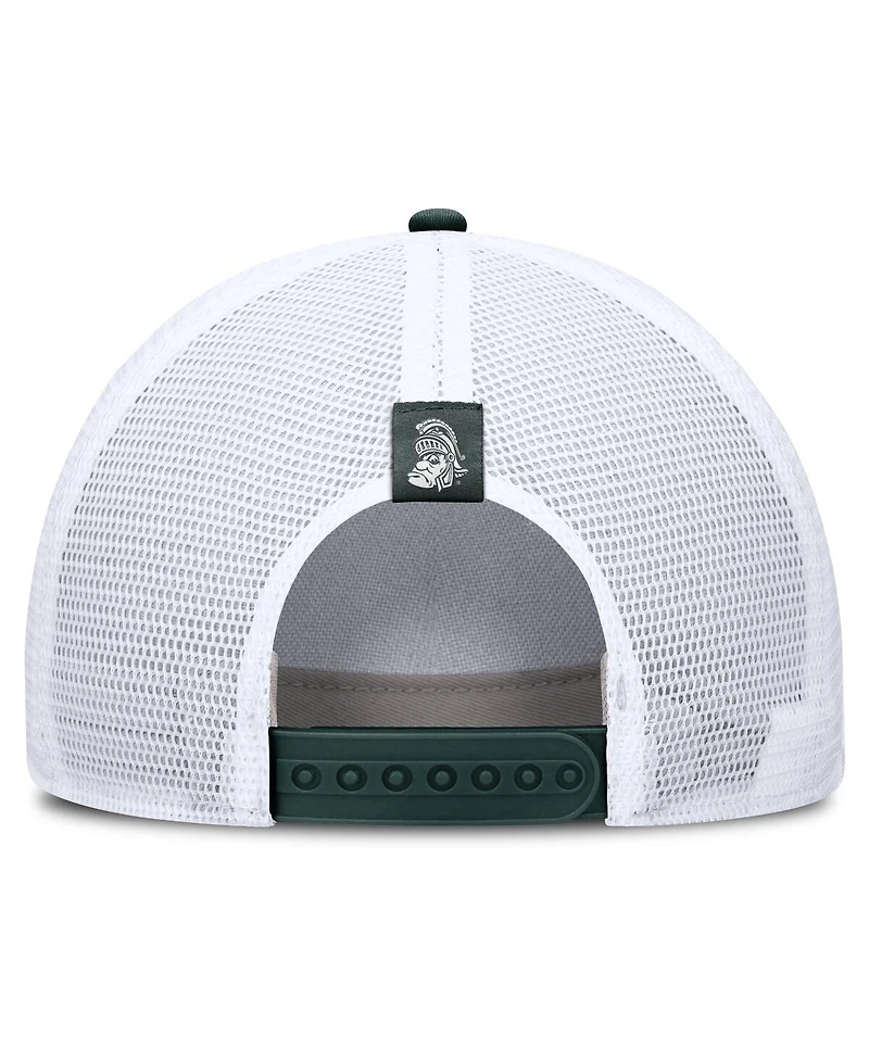 Nike Men's and Women's Gray Michigan State Spartans 2026 Basketball Refresh 5-Panel Rise Trucker Hat