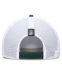 Nike Men's and Women's Gray Michigan State Spartans 2026 Basketball Refresh 5-Panel Rise Trucker Hat