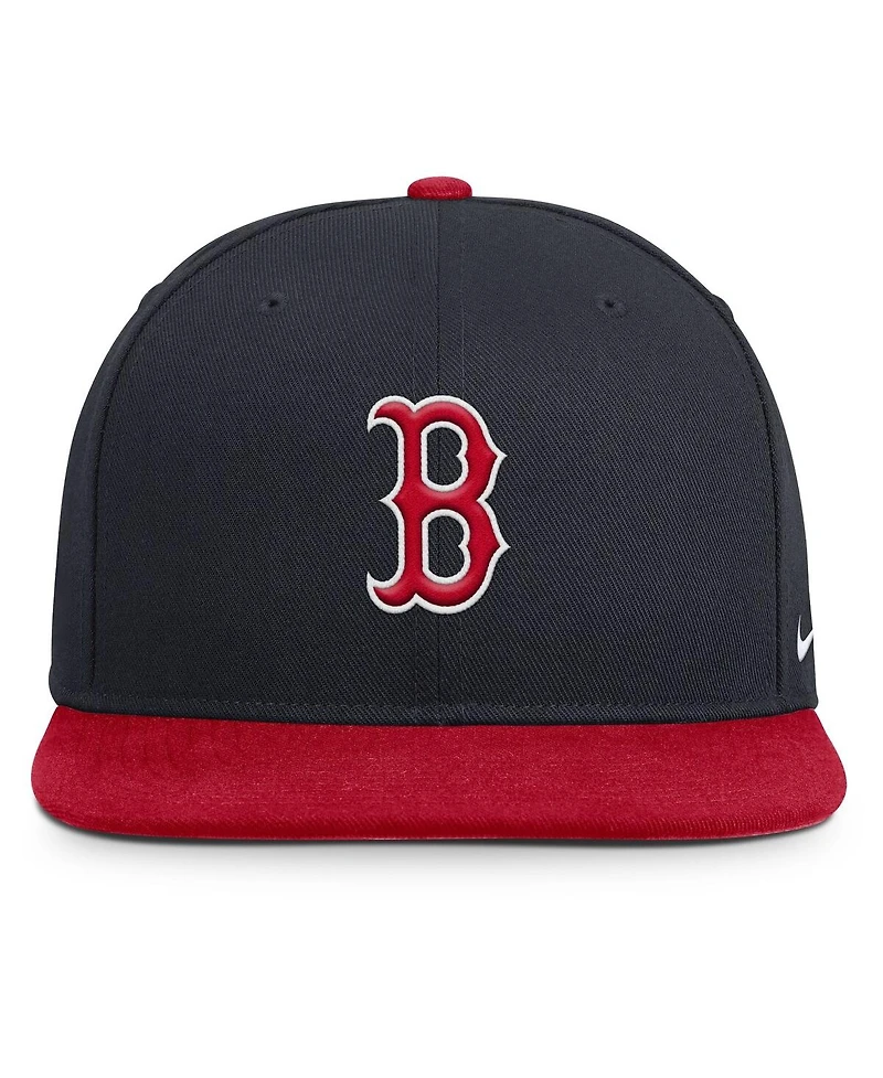 Nike Men's Navy/Red Boston Red Sox Primetime Pro Dri-fit Snapback Hat