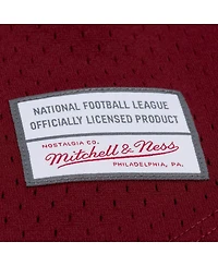 Mitchell & Ness Men's Burgundy Washington Commanders Head Coach Mesh Full-Button Fashion Jersey