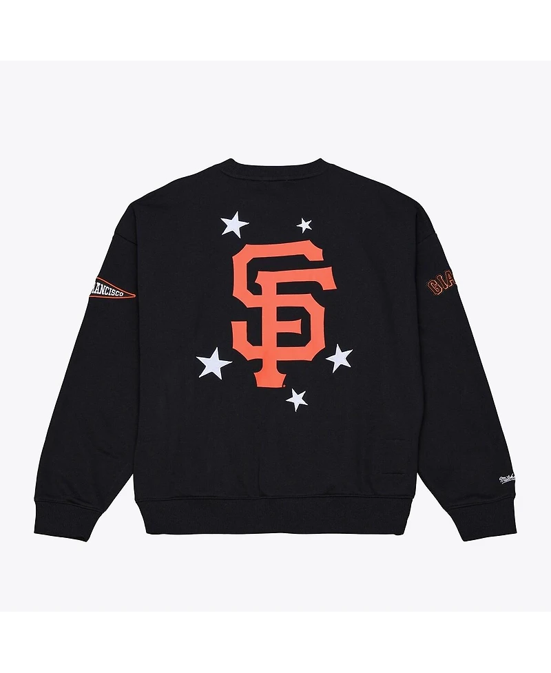 Mitchell & Ness Women's Black San Francisco Giants Pep Rally Sweatshirt