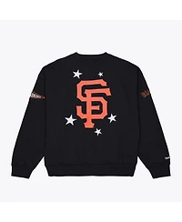 Mitchell & Ness Women's Black San Francisco Giants Pep Rally Sweatshirt