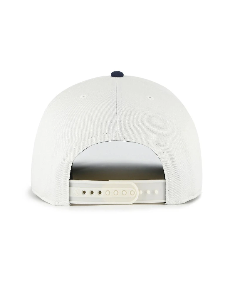 '47 Brand Men's White Michigan Wolverines Contemporary Basics Two-Tone Hitch Adjustable Hat