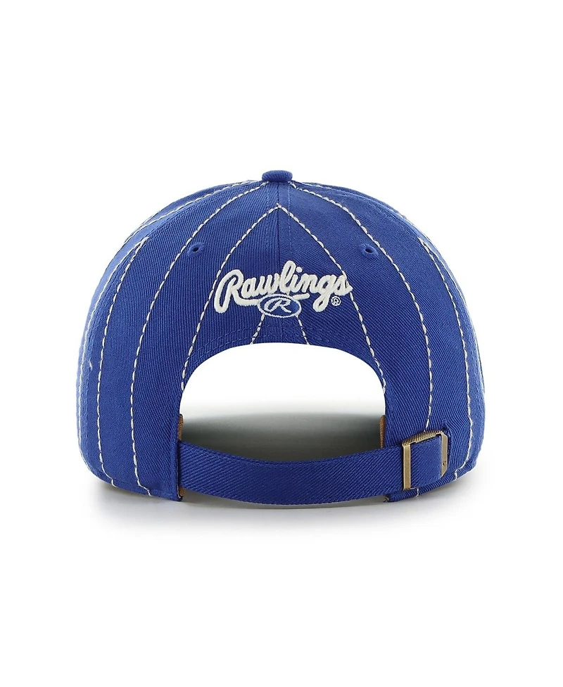 '47 Brand Men's x Rawlings Royal Chicago Cubs Pinstripe Hitch Adjustable Hat