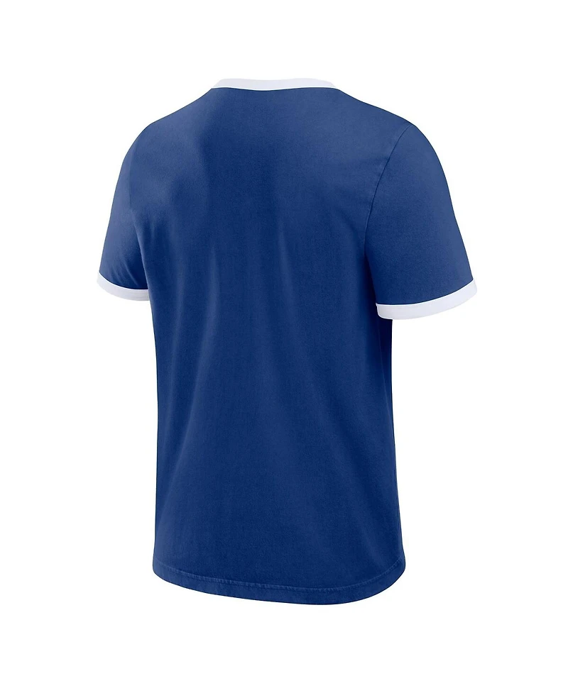 Darius Rucker Collection by Fanatics Men's Royal Los Angeles Dodgers Washed Ringer T-Shirt