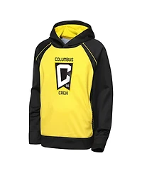 Outerstuff Big Boys and Girls Yellow/Black Columbus Crew Striker Fleece Hoodie