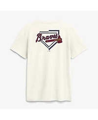 Nike Men's Cream Atlanta Braves Primetime 2-Hit T-Shirt