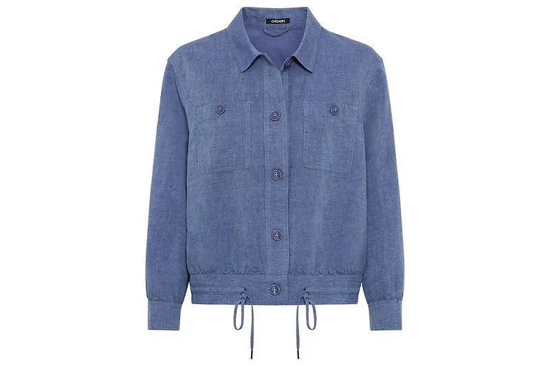 Olsen Women's Linen-Cotton Jacket