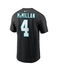 Nike Men's Tetairoa McMillan Black Carolina Panthers Name and Number T-Shirt