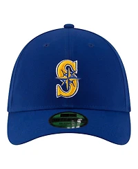 New Era Men's Blue Seattle Mariners Player Replica 39THIRTY M-Crown Flex Hat