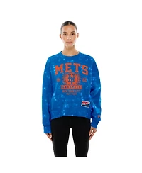 New Era Women's Royal York Mets Throwback Oversized Boxy Sweatshirt