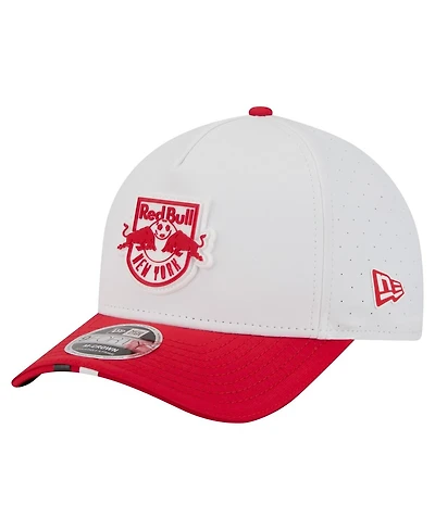 New Era Men's White New York Red Bulls 2026 Mls Kick Off 9FORTY M-Crown A-Frame Adjustable Hat