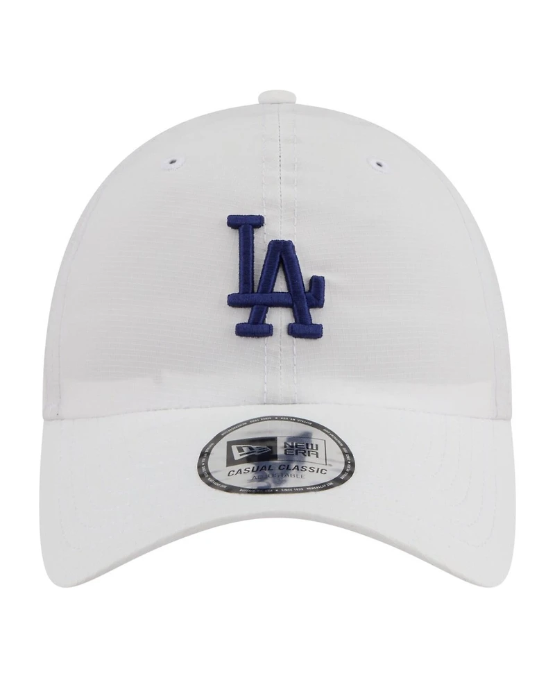 New Era Men's White Los Angeles Dodgers Ripstop Casual Classic Adjustable Hat