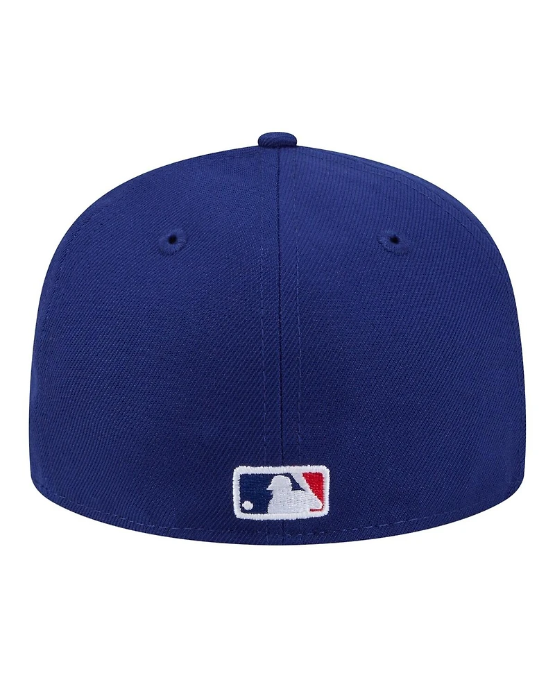 New Era Men's Royal Los Angeles Dodgers Hidden Hit 59FIFTY Fitted Hat