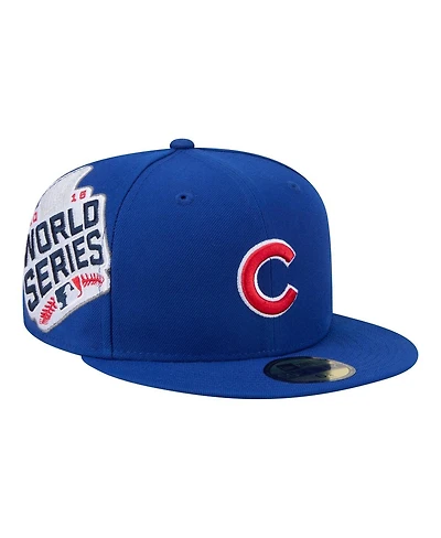 New Era Men's Royal Chicago Cubs Hidden Hit 59FIFTY Fitted Hat