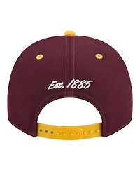 New Era Men's Maroon/Gold Arizona State Sun Devils Two-Tone Arched 9FIFTY Snapback Hat