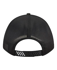 New Era Men's Black New York Mets Badged M-Crown A-Frame 9FORTY Trucker Adjustable Hat