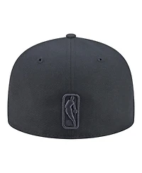 New Era Men's Charcoal Chicago Bulls Tonal Color Pack 59FIFTY Fitted Hat