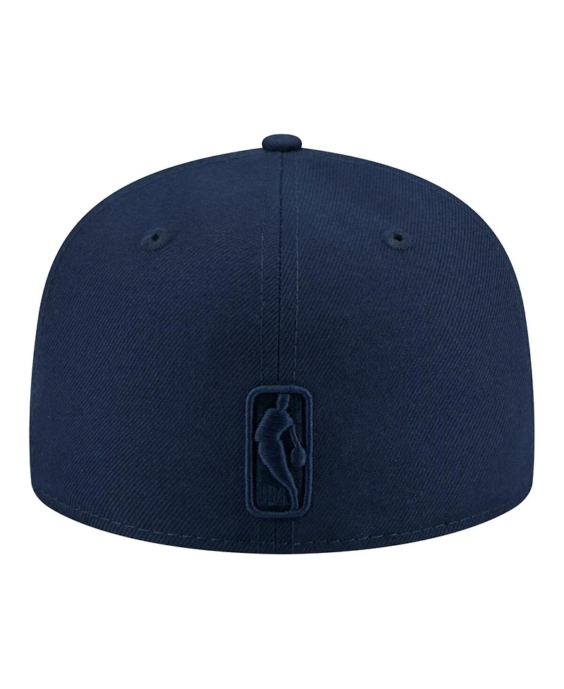 New Era Men's Navy Los Angeles Lakers Tonal Color Pack 59FIFTY Fitted Hat