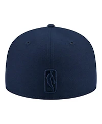 New Era Men's Navy Los Angeles Lakers Tonal Color Pack 59FIFTY Fitted Hat