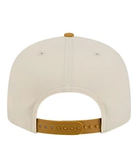 New Era Men's Cream/Tan New York Knicks Two-Tone Color Pack 9FIFTY Snapback Hat
