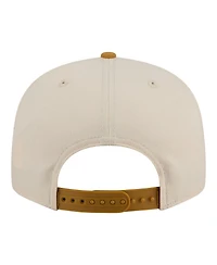 New Era Men's Cream/Tan Houston Rockets Two-Tone Color Pack 9FIFTY Snapback Hat