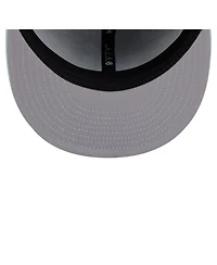 New Era Men's Navy/Turquoise Atlanta Braves Two-Tone Color Pack 9FIFTY Snapback Hat