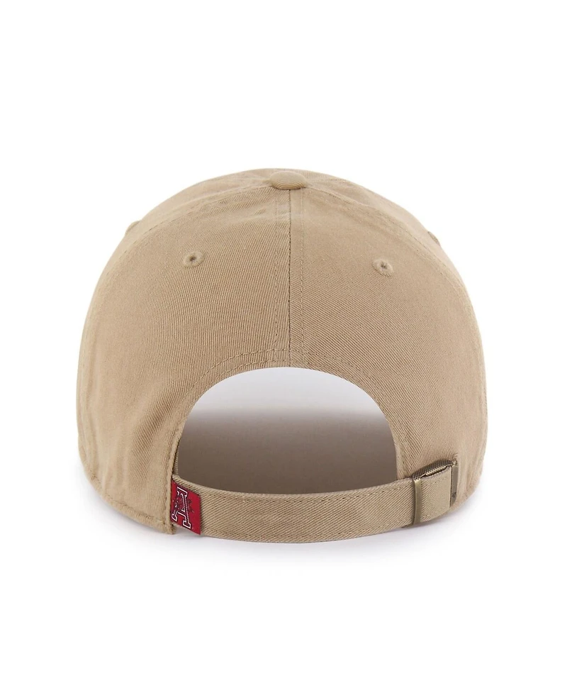 '47 Brand Men's Khaki Arkansas Razorbacks Vault Clean Up Adjustable Hat