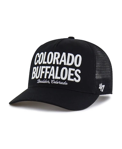 '47 Brand Men's Black Colorado Buffaloes Contemporary Hitch Trucker Adjustable Hat