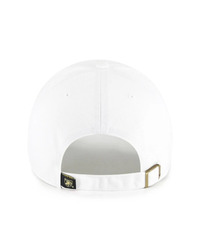 '47 Brand Men's White Army Black Knights Clean Up Adjustable Hat