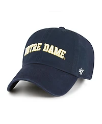 '47 Brand Men's Navy Notre Dame Fighting Irish Clean Up Adjustable Hat