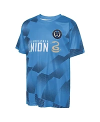 Outerstuff Big Boys and Girls Blue Philadelphia Union Sheer Thrill T-Shirt