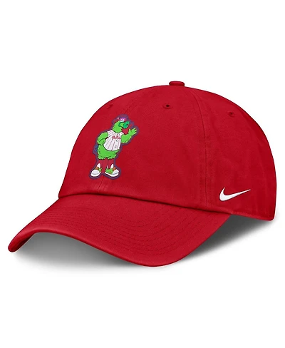 Nike Big Boys and Girls Red Philadelphia Phillies Mascot Club Adjustable Hat