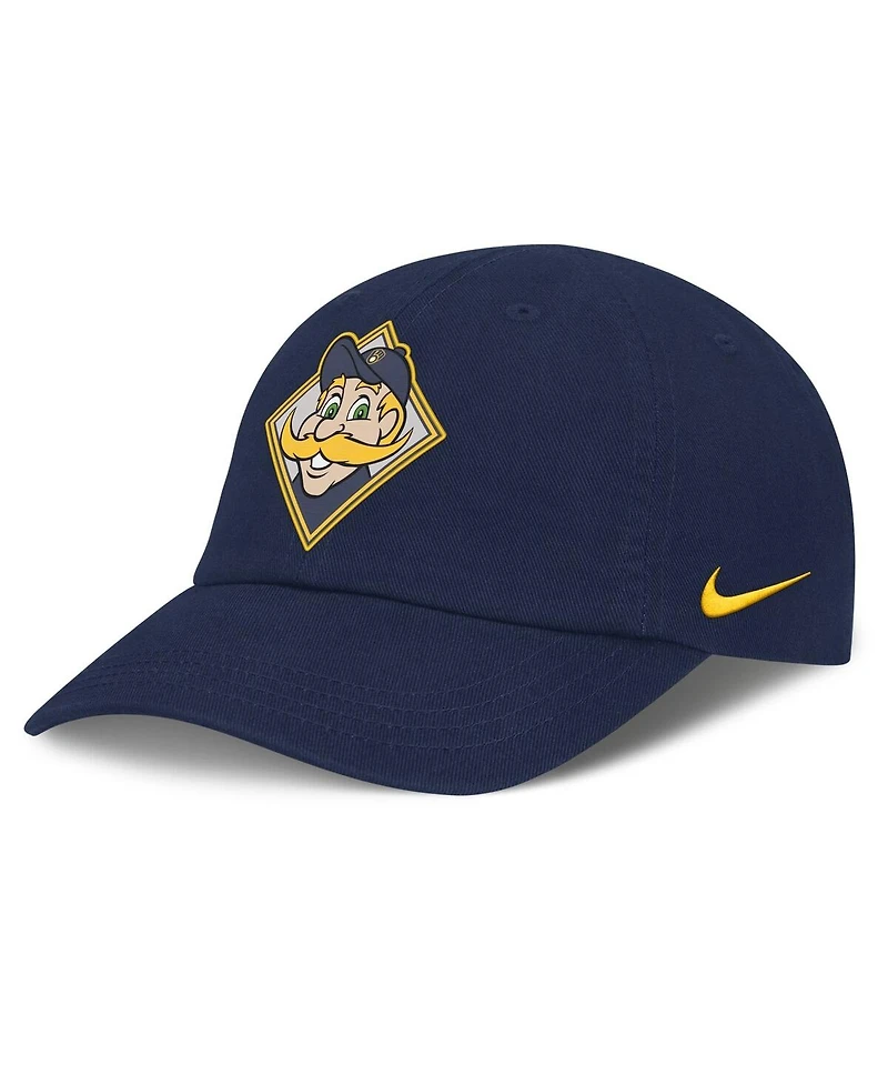 Nike Toddler Navy Milwaukee Brewers Mascot Club Adjustable Hat