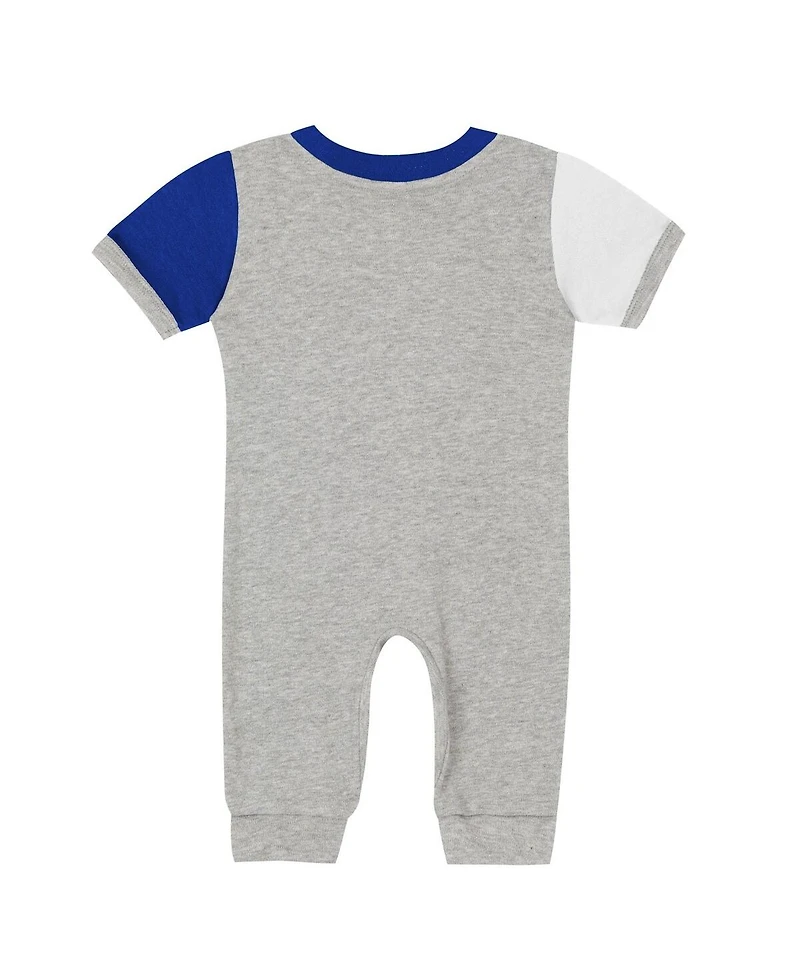 Outerstuff Baby Boys and Girls Gray Los Angeles Dodgers Hitter Up Full-Zip Jumper